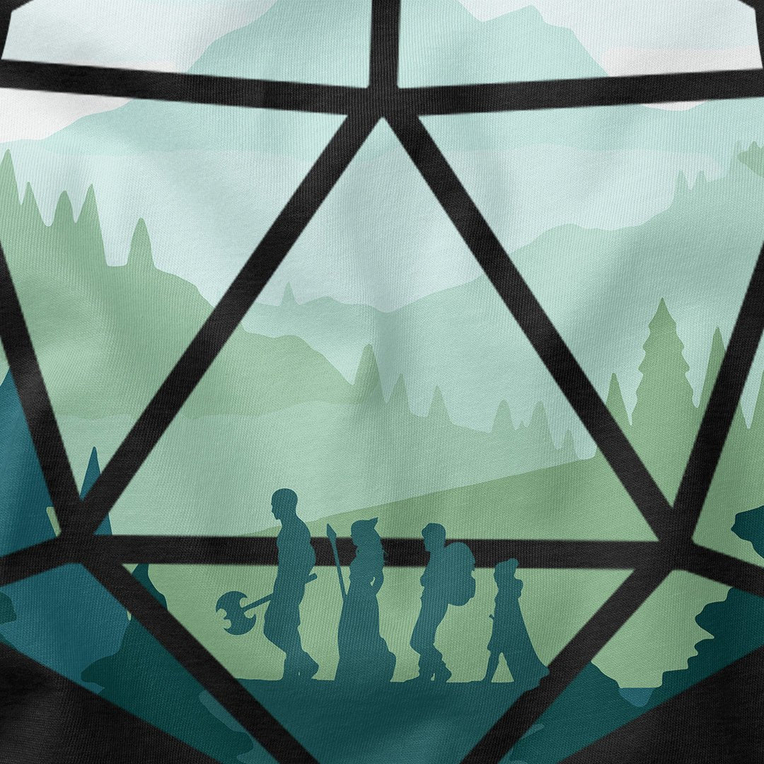 Adventuring Party T-Shirt - Cardtisan - T-Shirt - Shadow - S - casual wear - dice