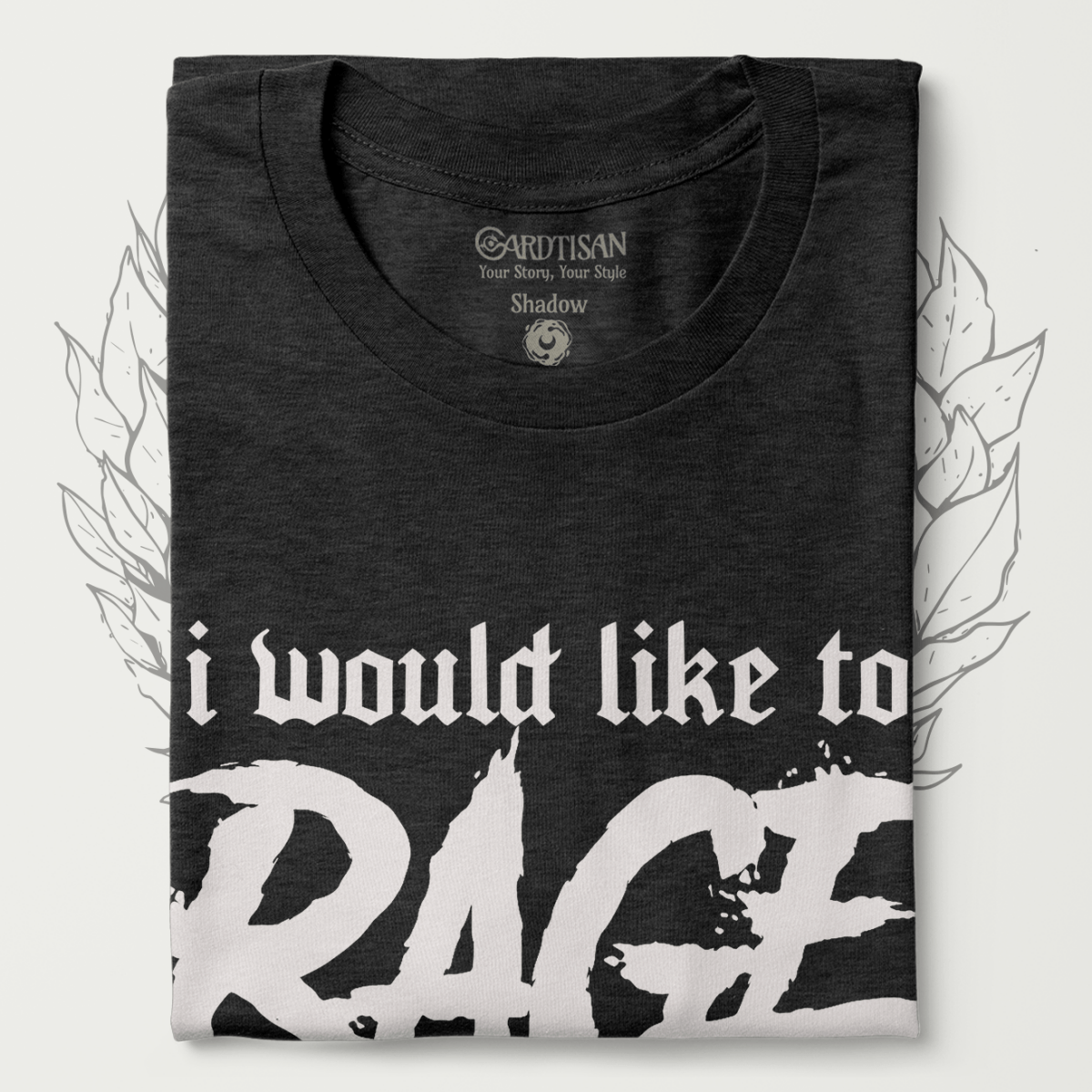 Barbarian Rage T-Shirt - Cardtisan - T-Shirt - Shadow - S - casual wear - dnd