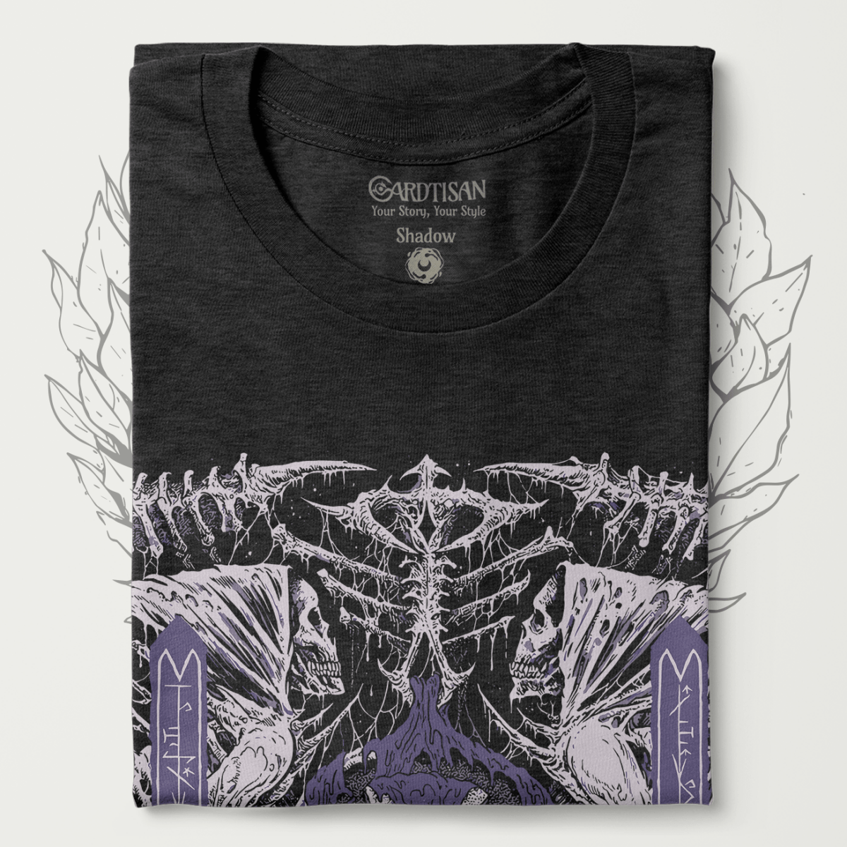 Black Mana Phyrexia T-Shirt - Cardtisan - T-Shirt - Shadow - S - casual wear - everyday style