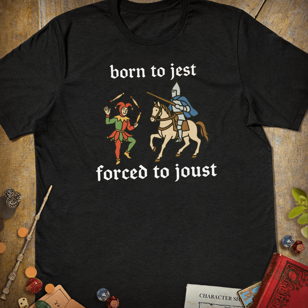 Born to Jest T-Shirt - Cardtisan - T-Shirt - Dark - S - casual wear - dnd