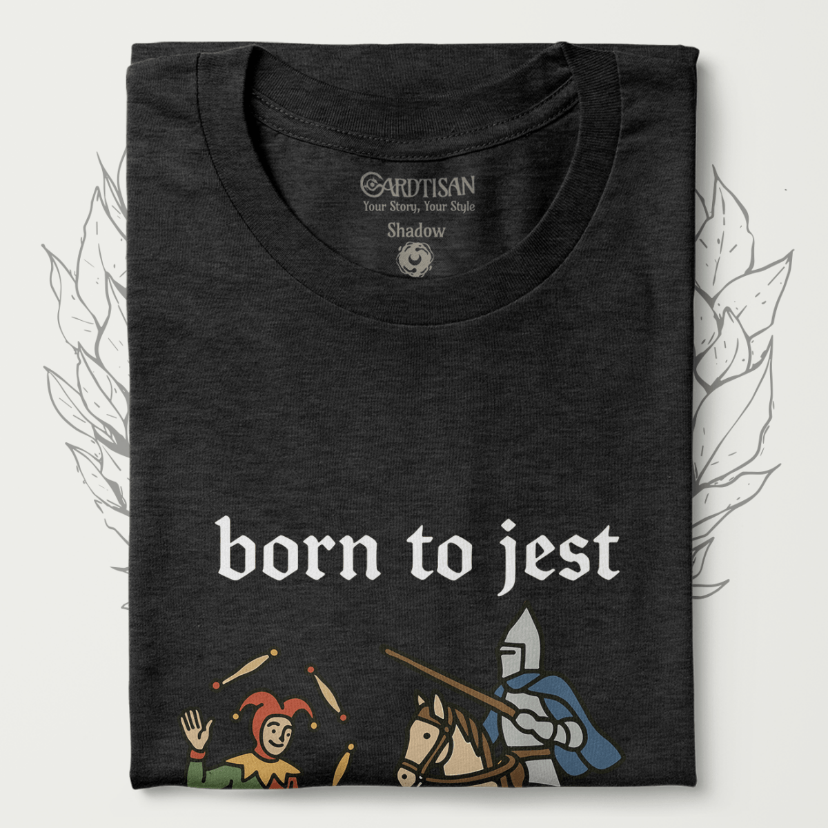 Born to Jest T-Shirt - Cardtisan - T-Shirt - Light - S - casual wear - dnd