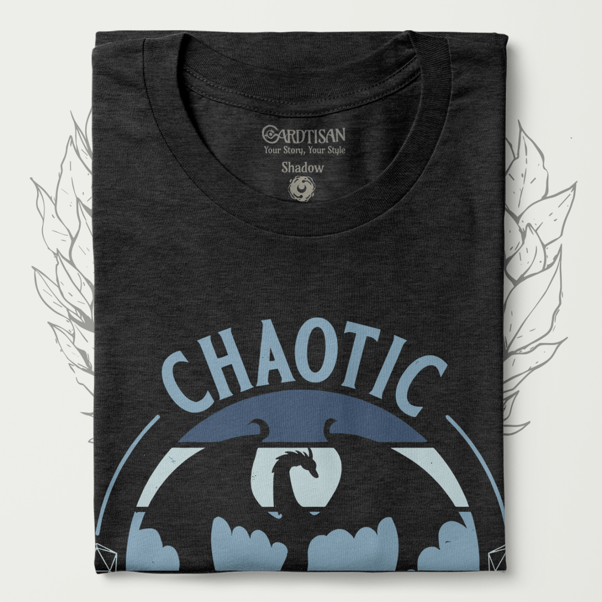 Chaotic Good T-Shirt - Cardtisan - T-Shirt - Shadow - S - casual wear - dnd