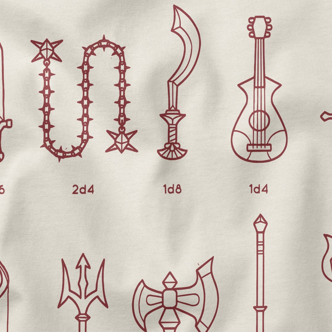 Choose Your Weapon T-Shirt - Cardtisan - T-Shirt - Abyssal - S - casual wear - dnd