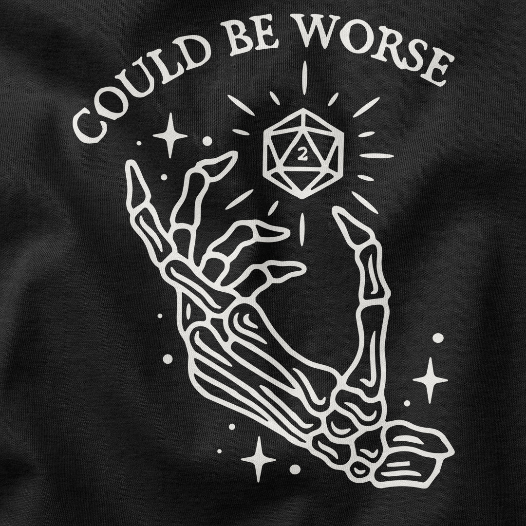 Could Be Worse T-Shirt - Cardtisan - T-Shirt - Shadow - S - casual wear - dice