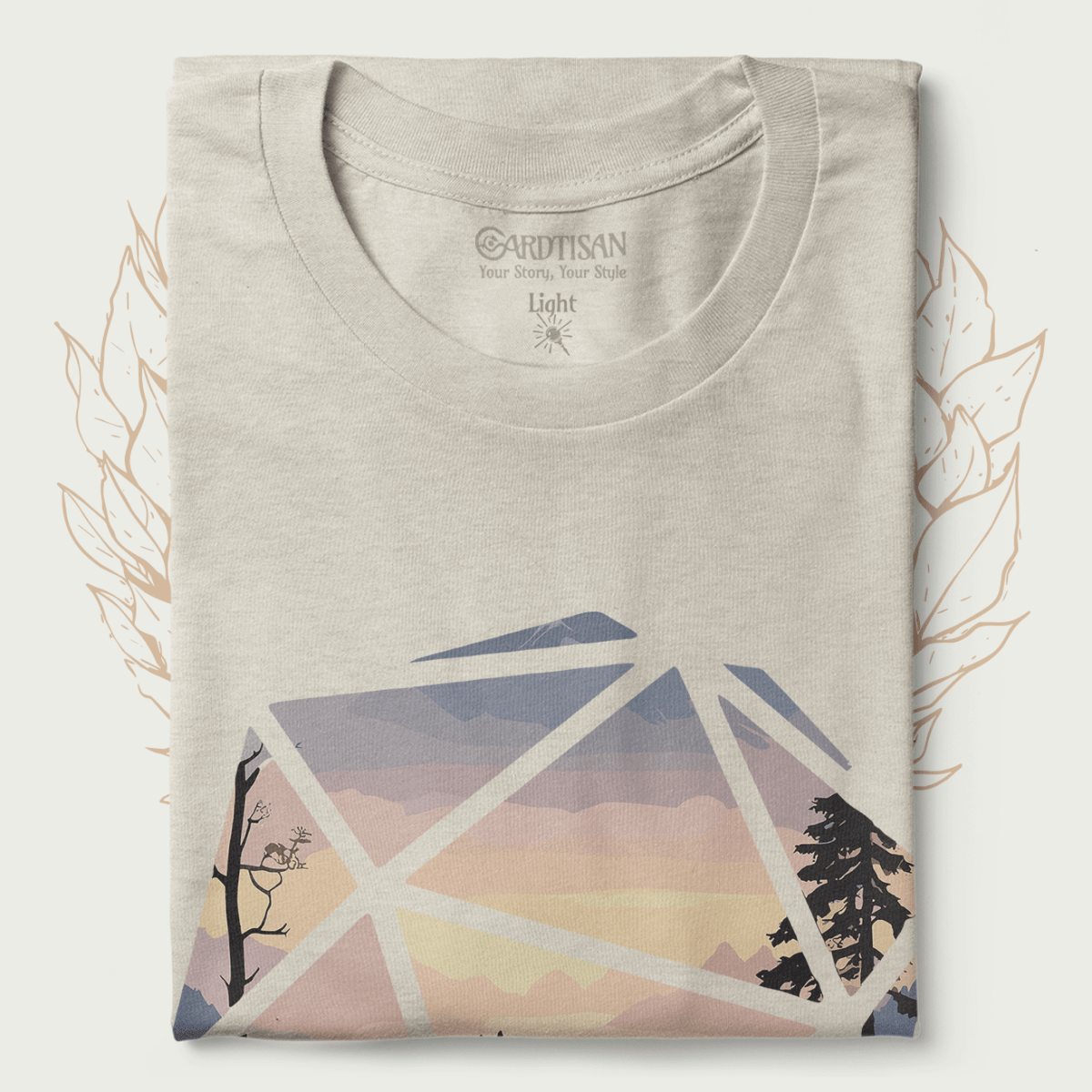 D20 Adventure T-Shirt - Cardtisan - T-Shirt - Abyssal - S - casual wear - dice