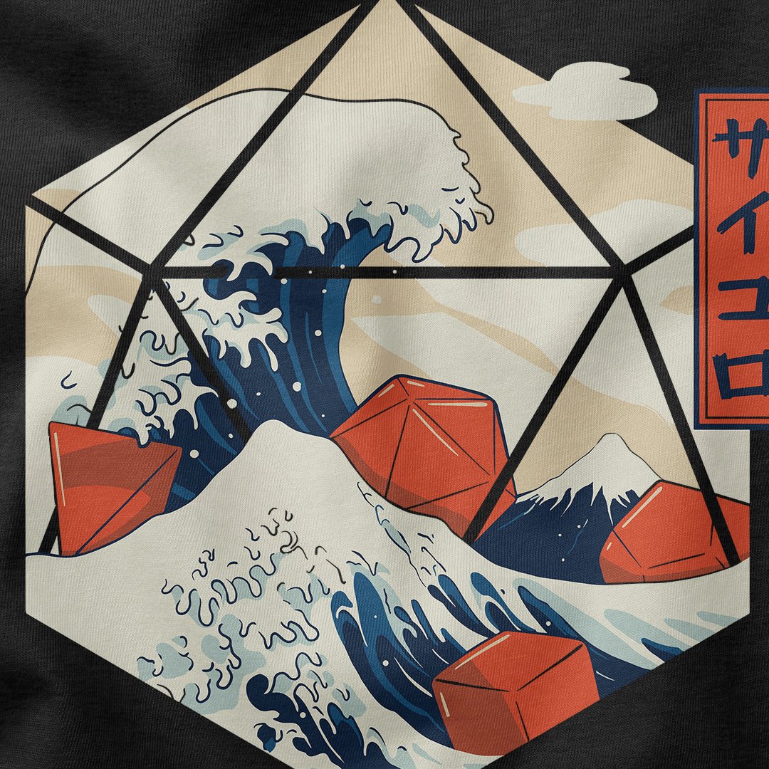 Dice Wave T-Shirt - Cardtisan - T-Shirt - Shadow - S - casual wear - dice
