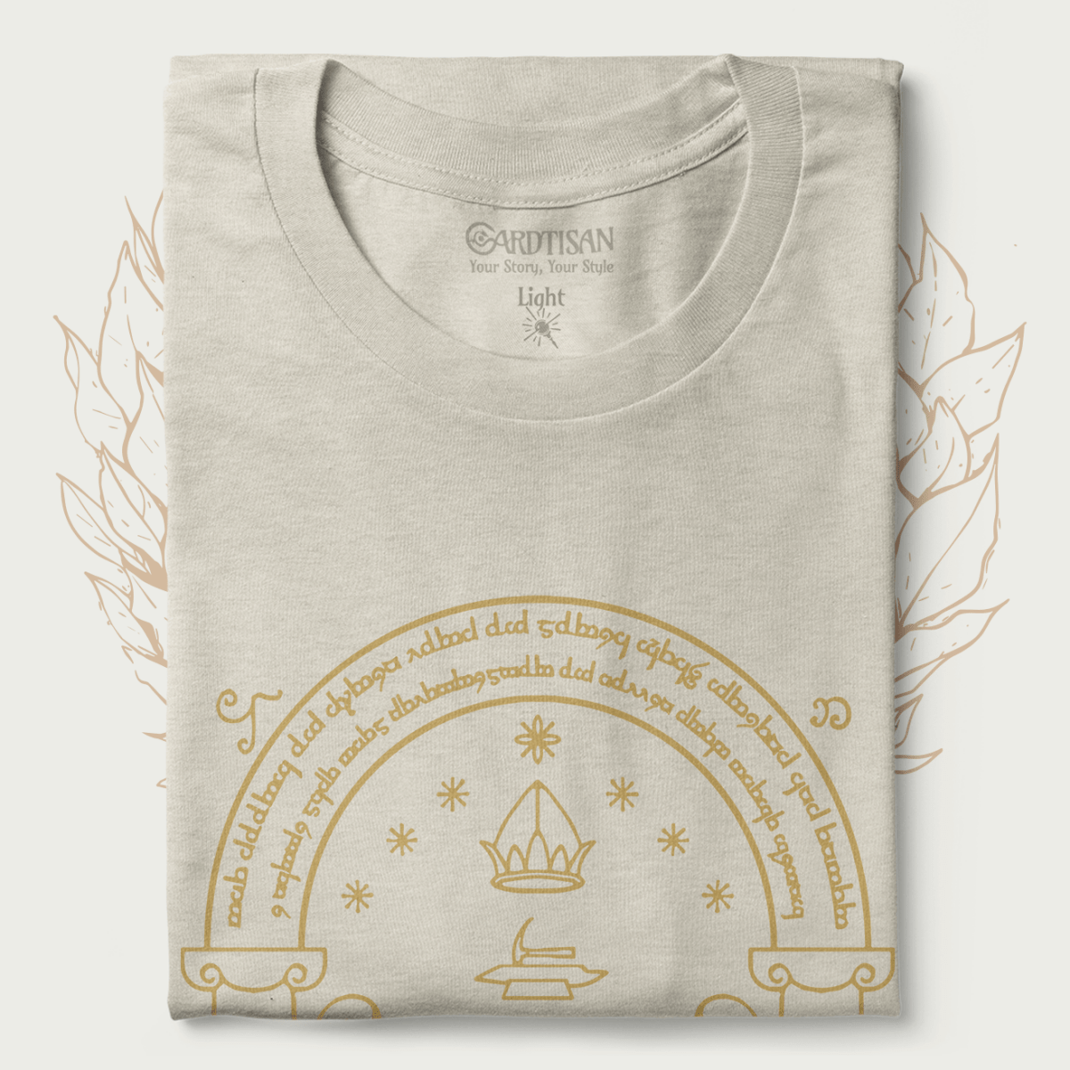 Doors of Durin T-Shirt - Cardtisan - T-Shirt - Abyssal - S - casual wear - everyday style