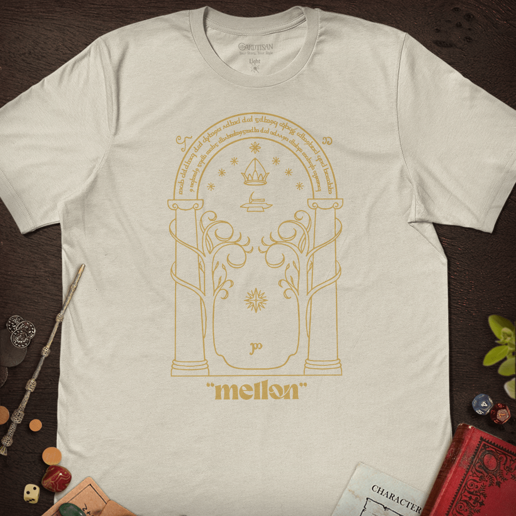 Doors of Durin T-Shirt - Cardtisan - T-Shirt - Light - S - casual wear - everyday style