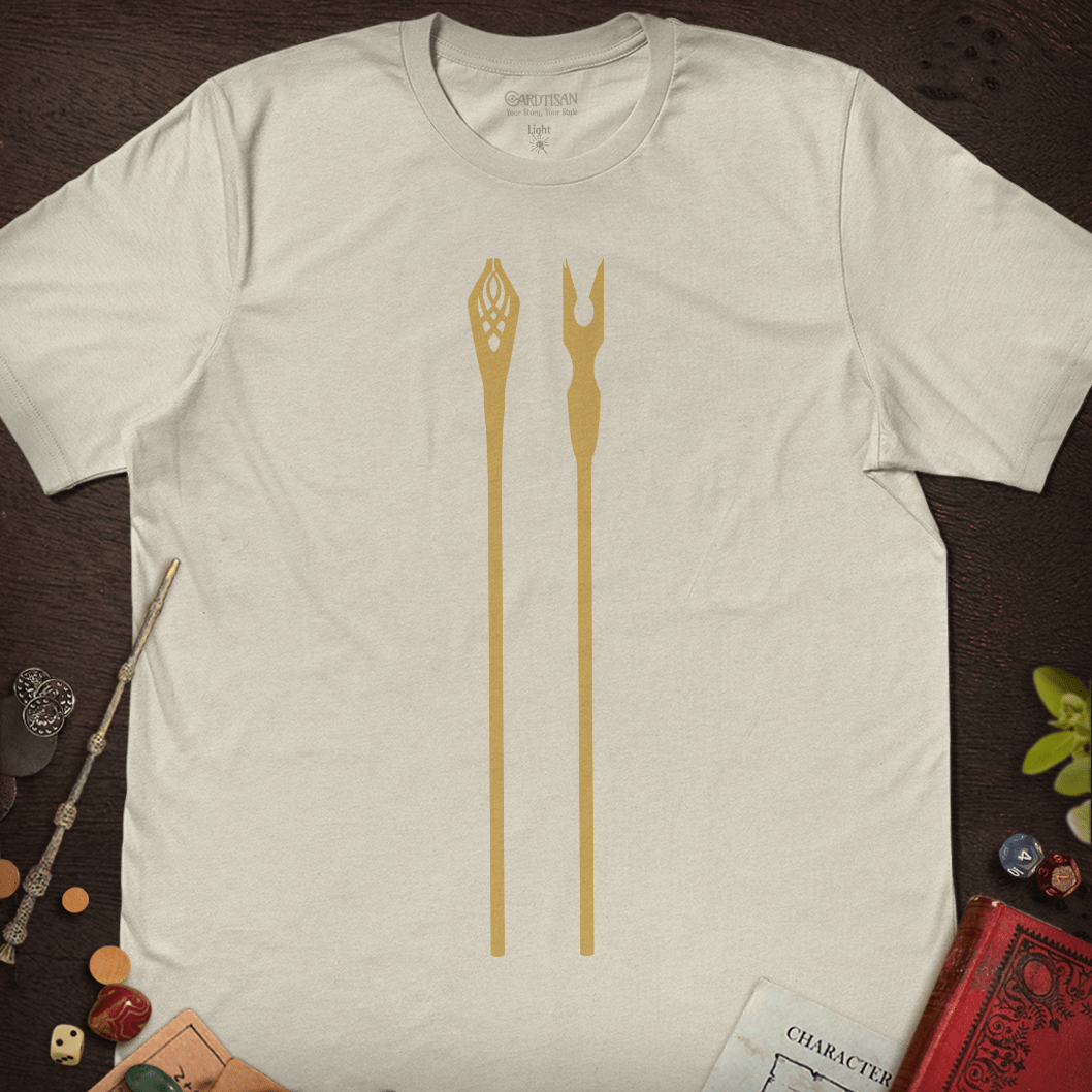 Duality of the Wise T-Shirt - Cardtisan - T-Shirt - Light - S - casual wear - everyday style