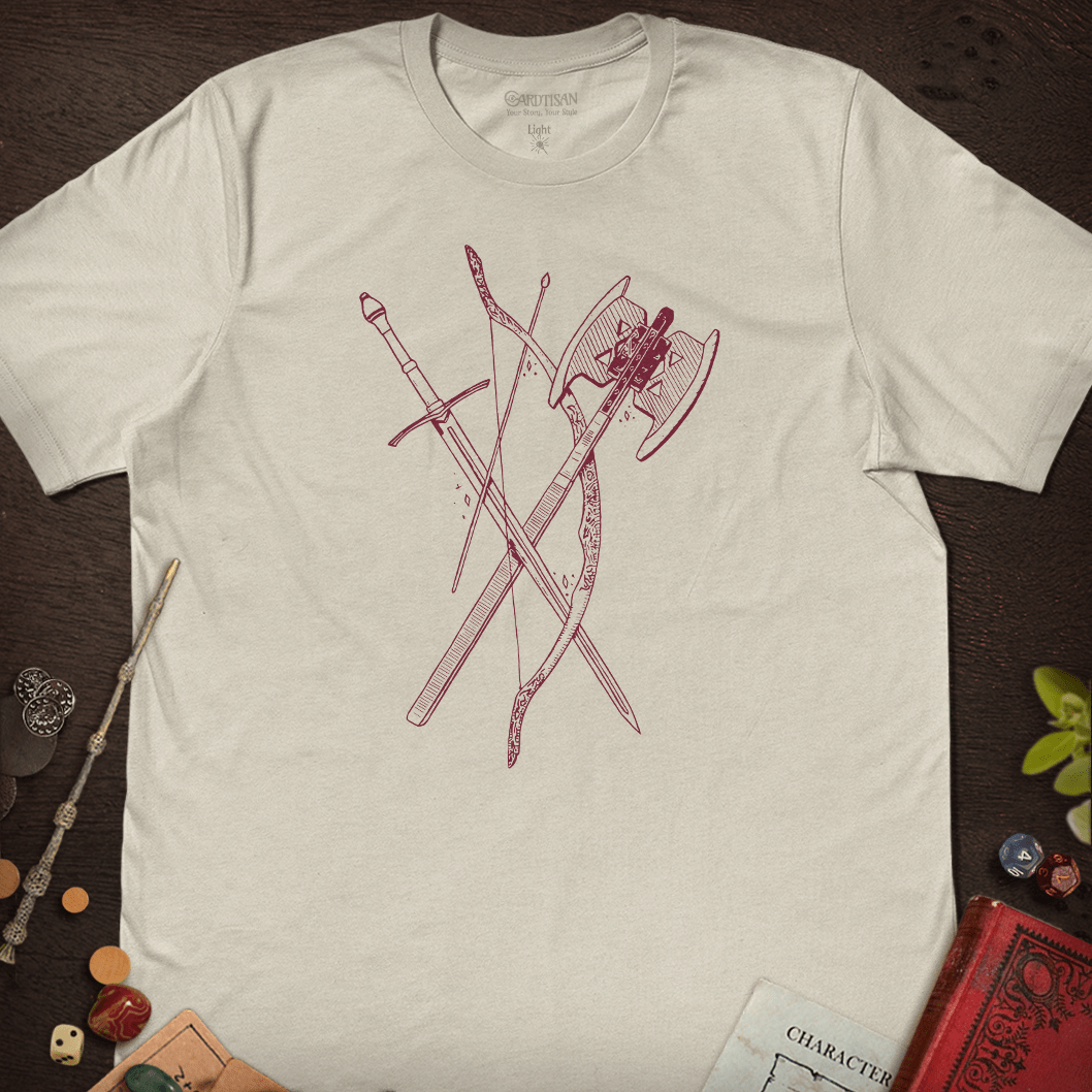 Elf, Dwarf, Ranger T-Shirt - Cardtisan - T-Shirt - Light - S - casual wear - everyday style