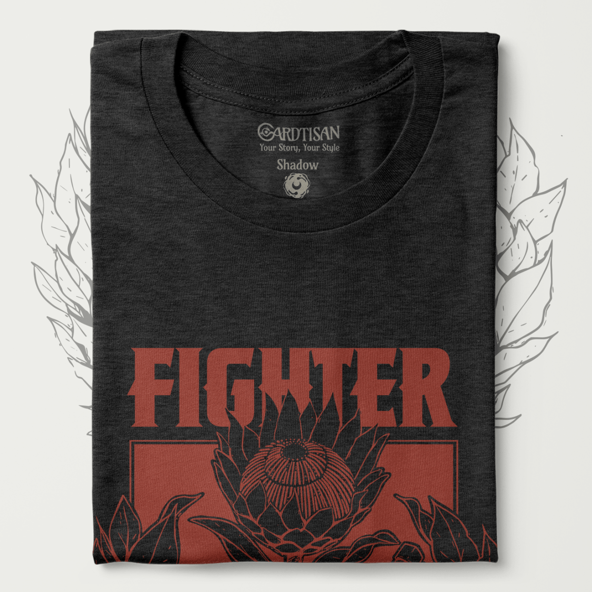 Fighter Class T-Shirt - Cardtisan - T-Shirt - Light - S - casual wear - dnd