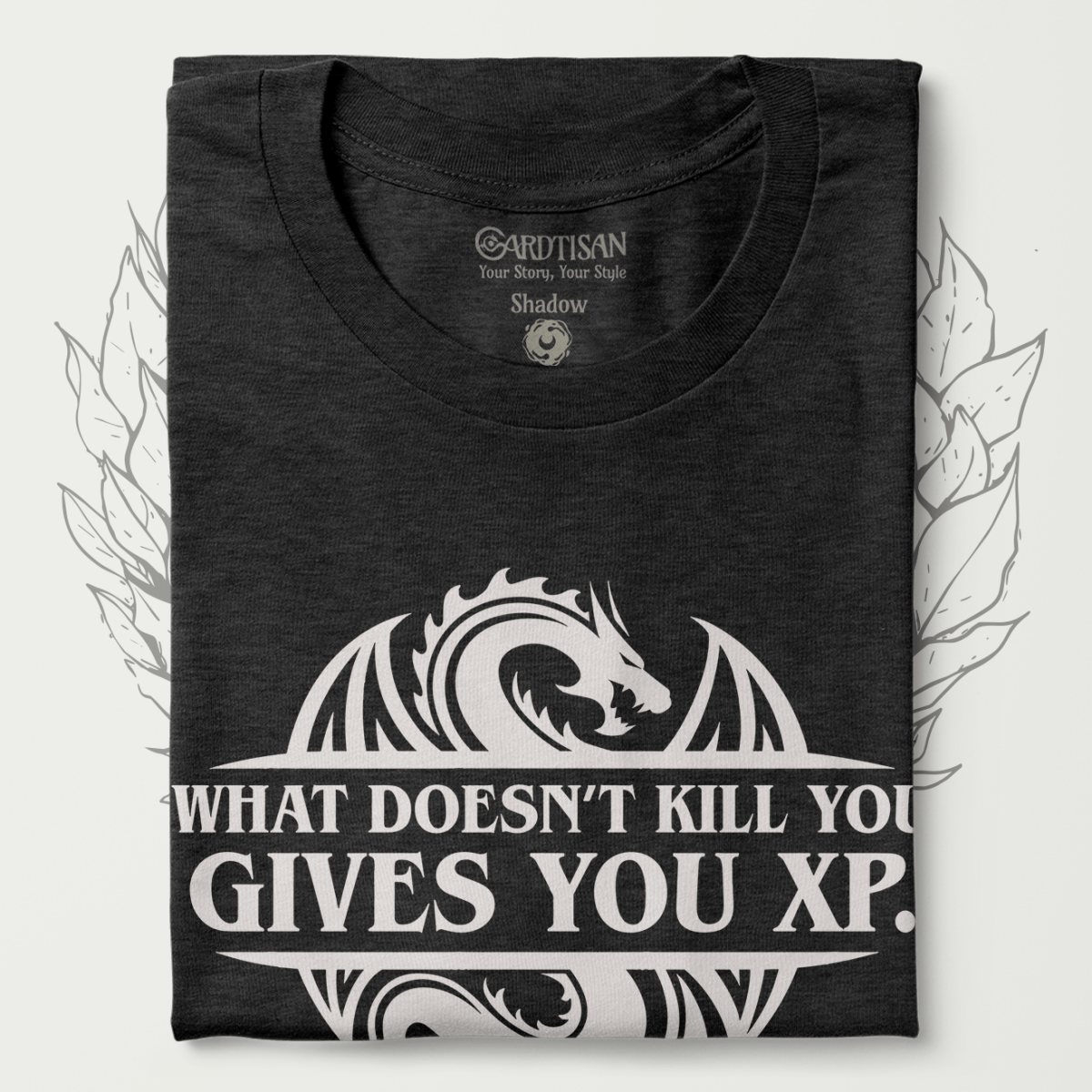 Gives You XP T-Shirt - Cardtisan - T-Shirt - Shadow - S - casual wear - dnd