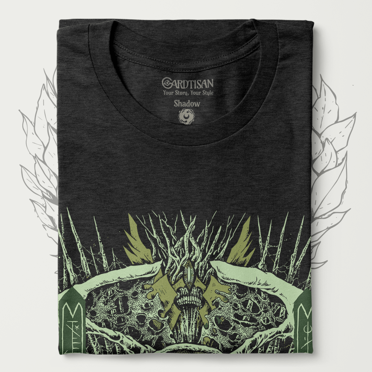 Green Mana Phyrexia T-Shirt - Cardtisan - T-Shirt - Shadow - S - casual wear - everyday style