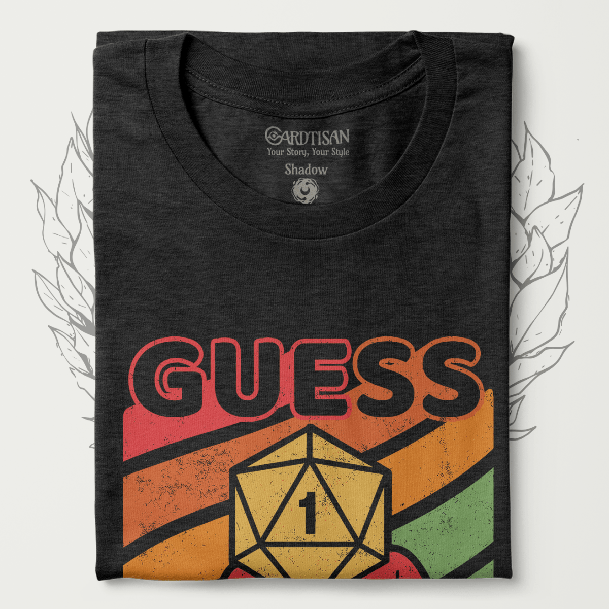 Guess I'll Die T-Shirt - Cardtisan - T-Shirt - Shadow - S - casual wear - dice