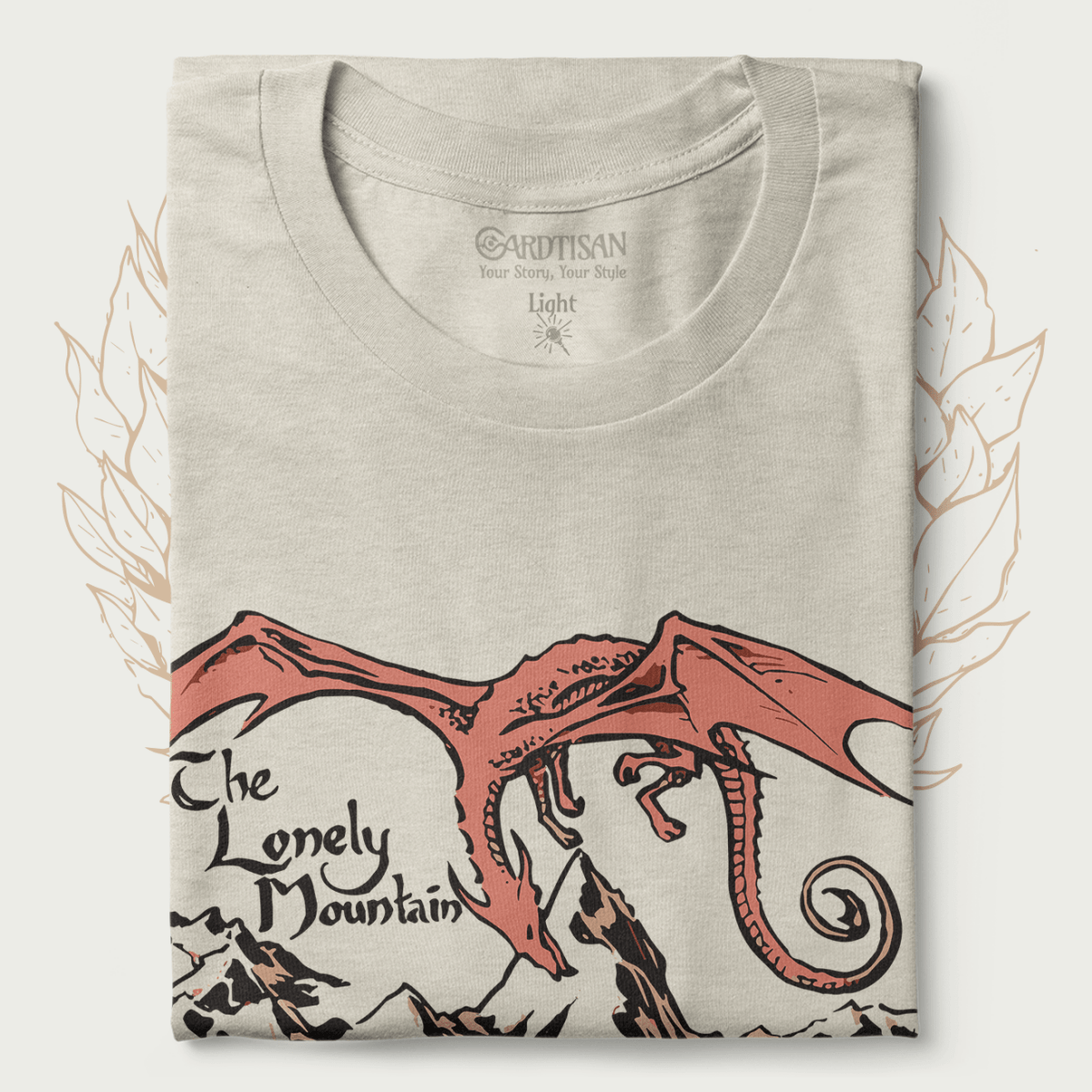 Lonely Mountain T-Shirt - Cardtisan - T-Shirt - Light - S - casual wear - everyday style