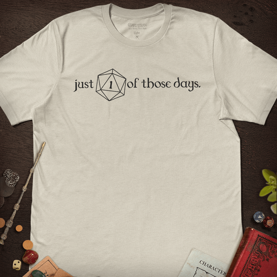 Low Roll Day T-Shirt - Cardtisan - T-Shirt - Light - S - casual wear - dnd