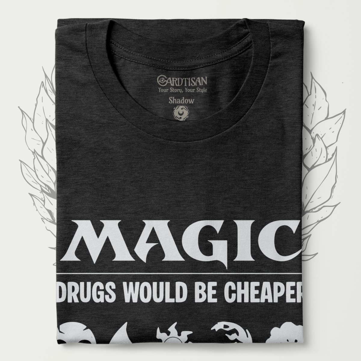 Magic Overdose T-Shirt - Cardtisan - T-Shirt - Shadow - S - casual wear - everyday style