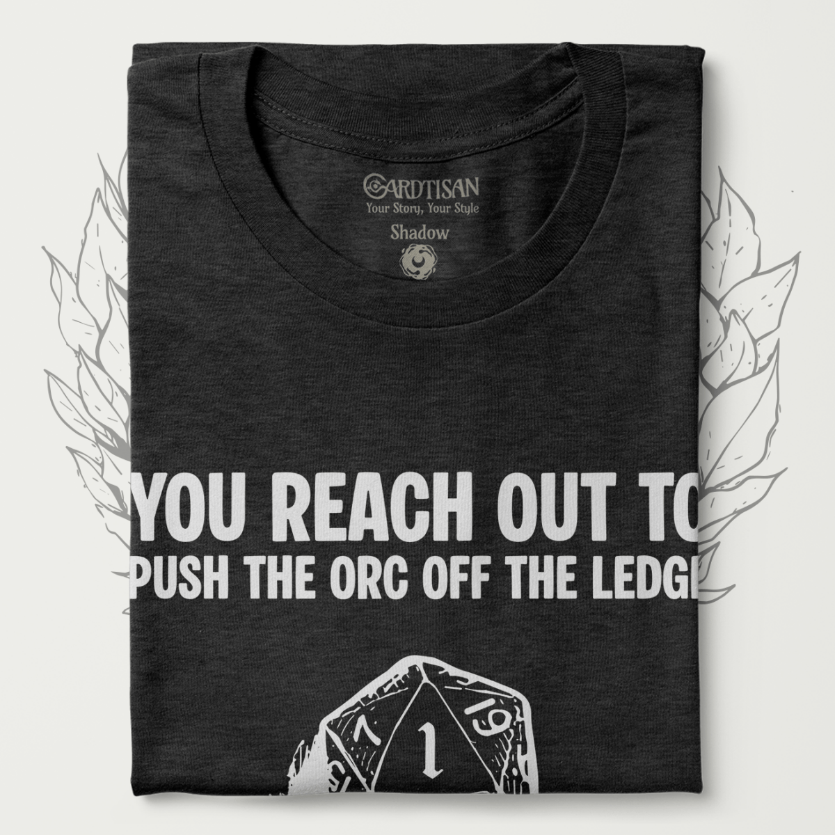 Nat 1 Moment T-Shirt - Cardtisan - T-Shirt - Shadow - S - casual wear - dnd