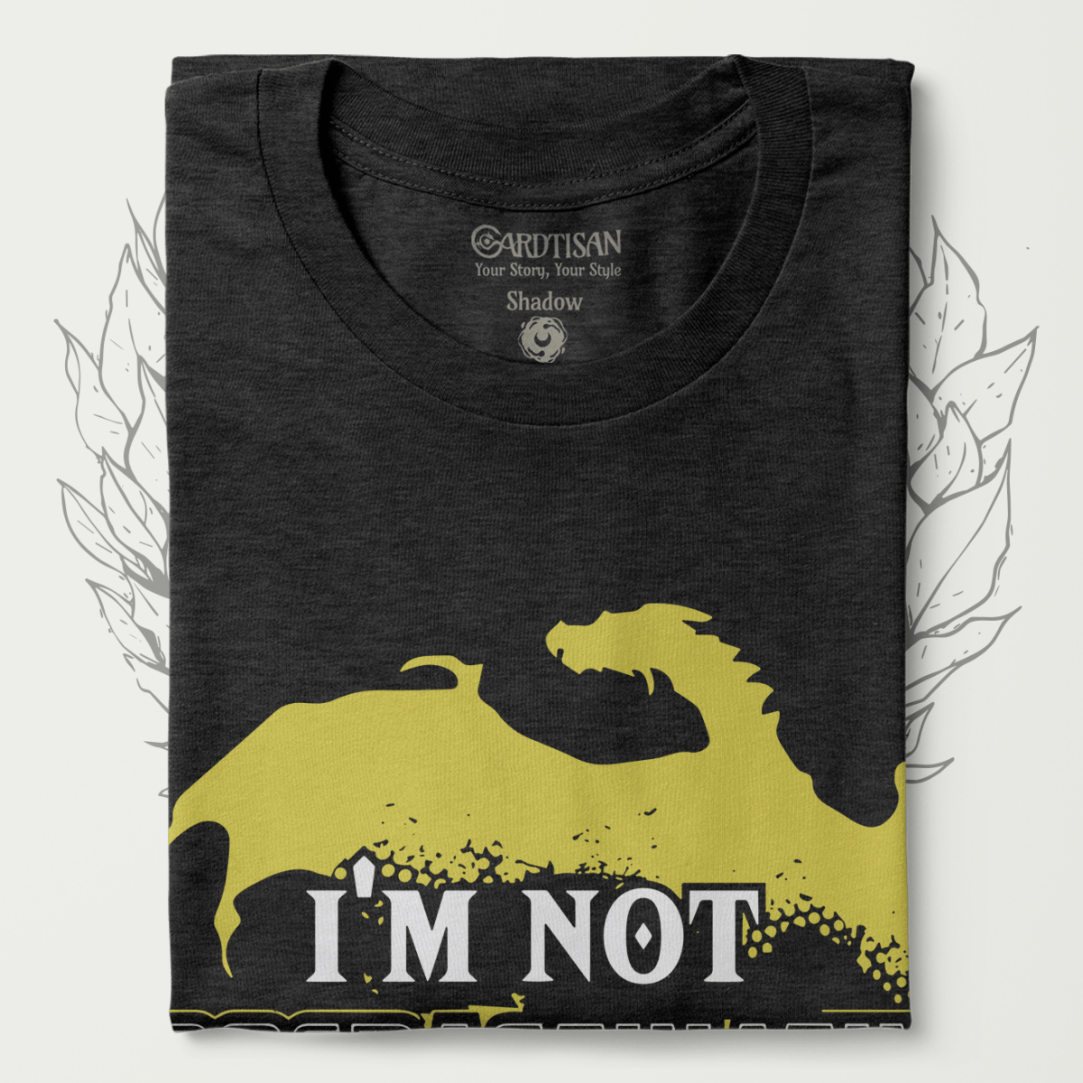Not Lazy, Side Quest T-Shirt - Cardtisan - T-Shirt - Shadow - S - casual wear - dnd