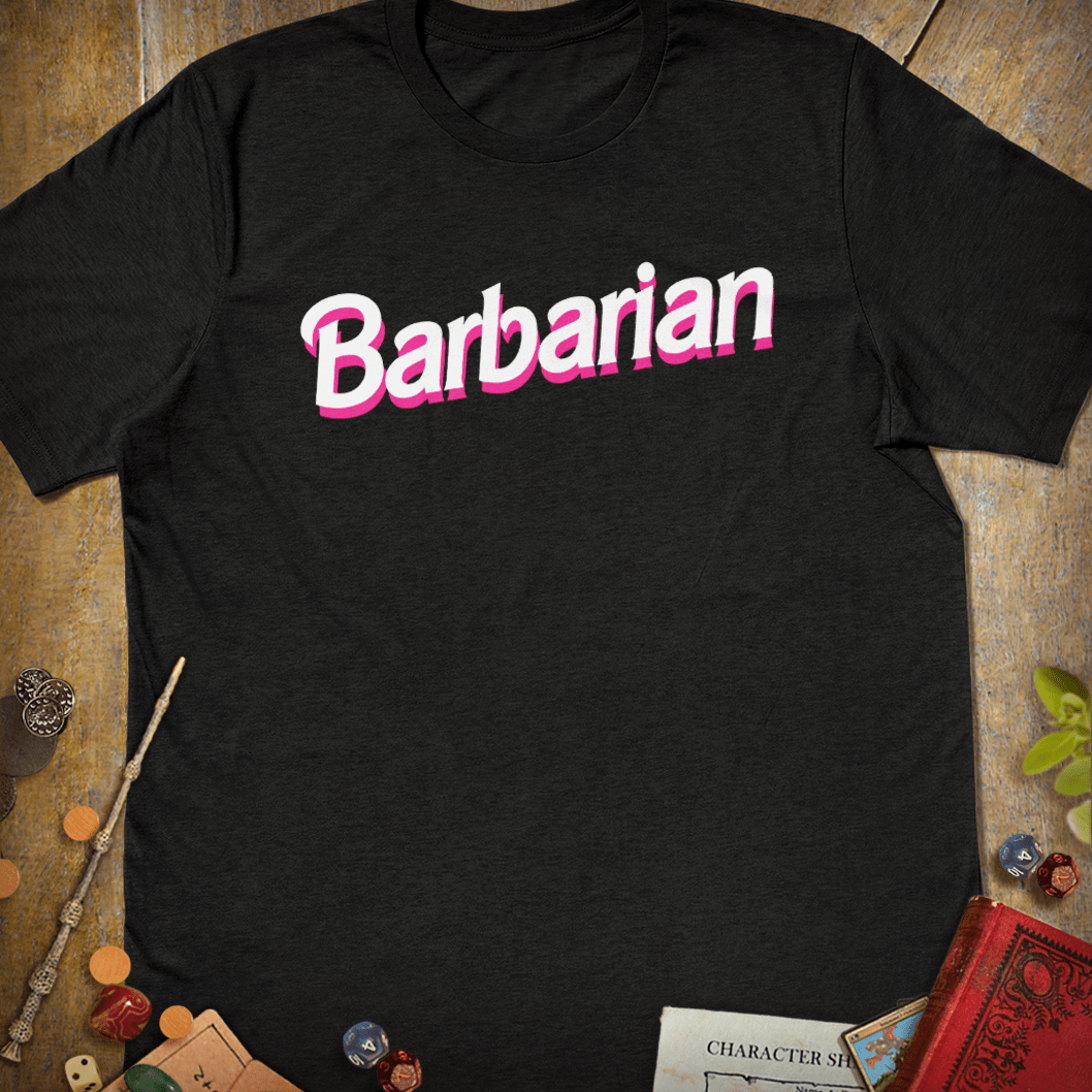 Pink Rage Barbarian T-Shirt - Cardtisan - T-Shirt - Dark - S - barbarian - casual wear