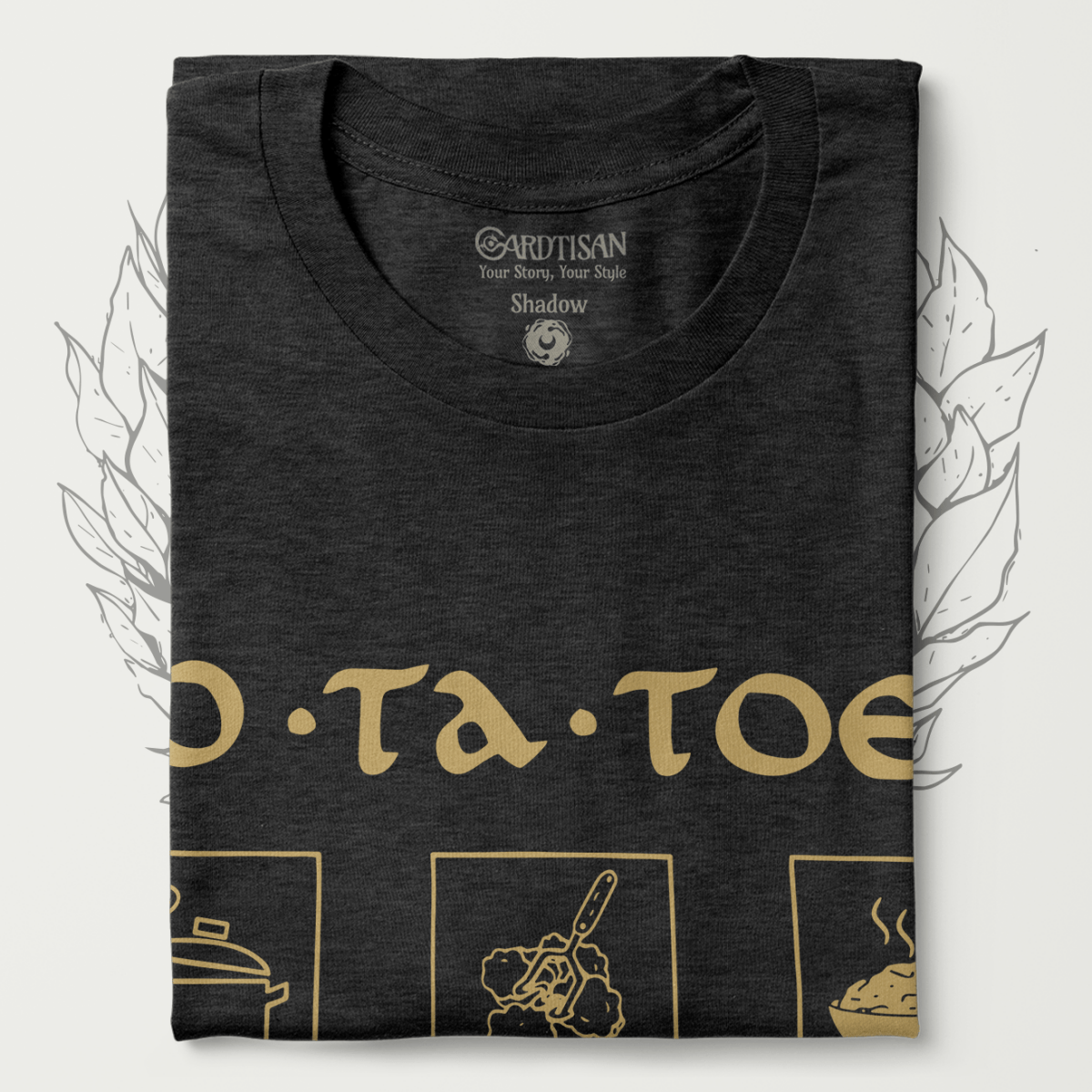 Po - Ta - Toes T-Shirt - Cardtisan - T-Shirt - Sylvanveil - S - casual wear - everyday style