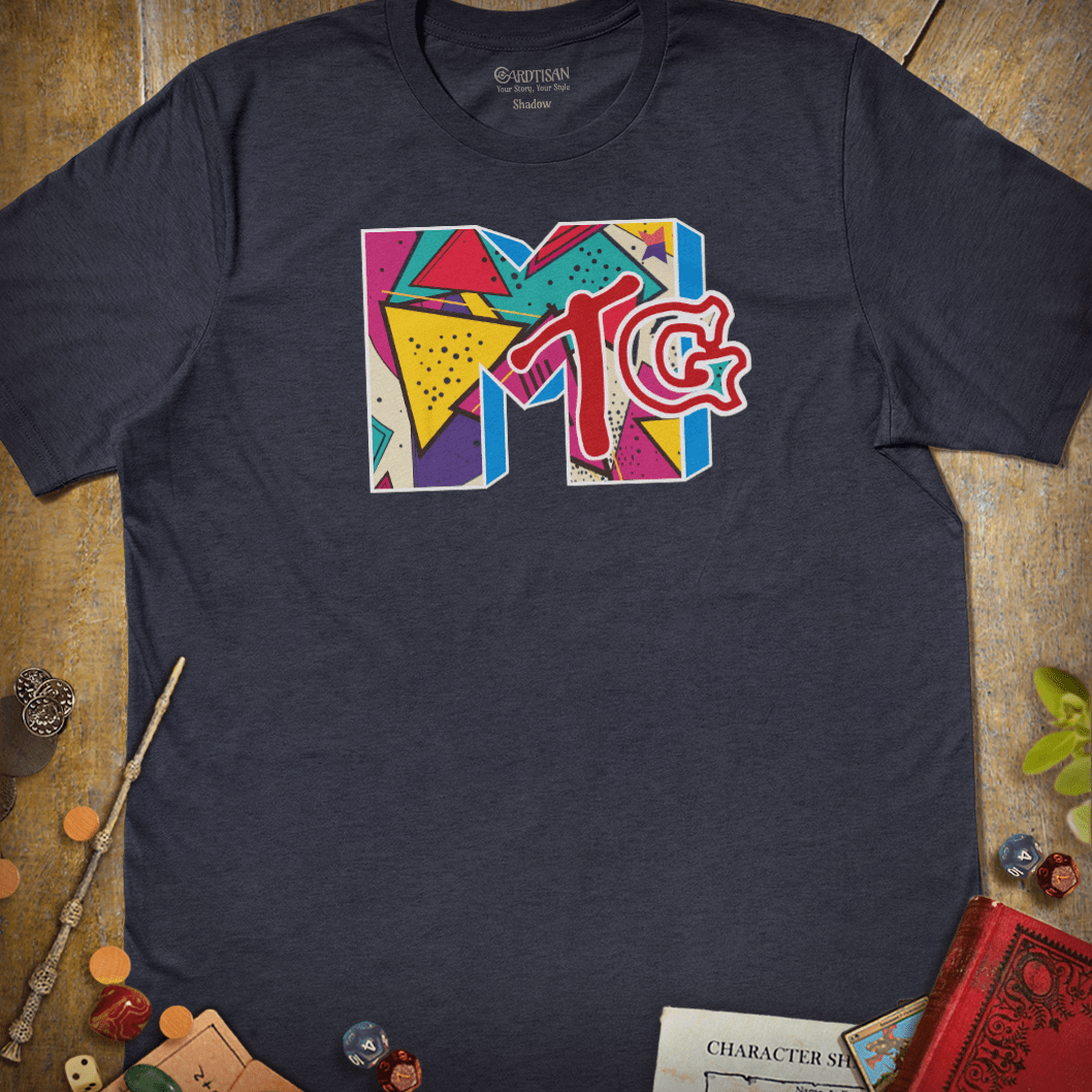 Retro Magic 90's T-Shirt - Cardtisan - T-Shirt - Abyssal - S - casual wear - everyday style