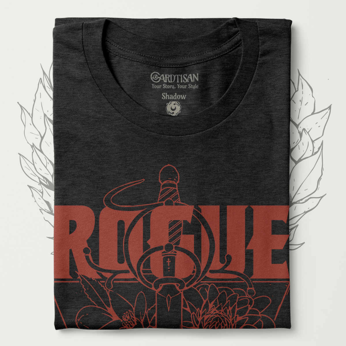 Rogue Class T-Shirt - Cardtisan - T-Shirt - Light - S - casual wear - dnd