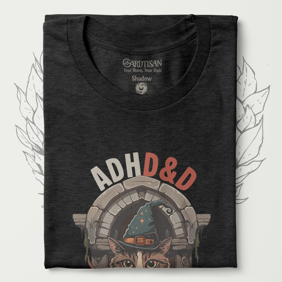 Roll for Concentration T-Shirt - Cardtisan - T-Shirt - Abyssal - S - casual wear - dnd