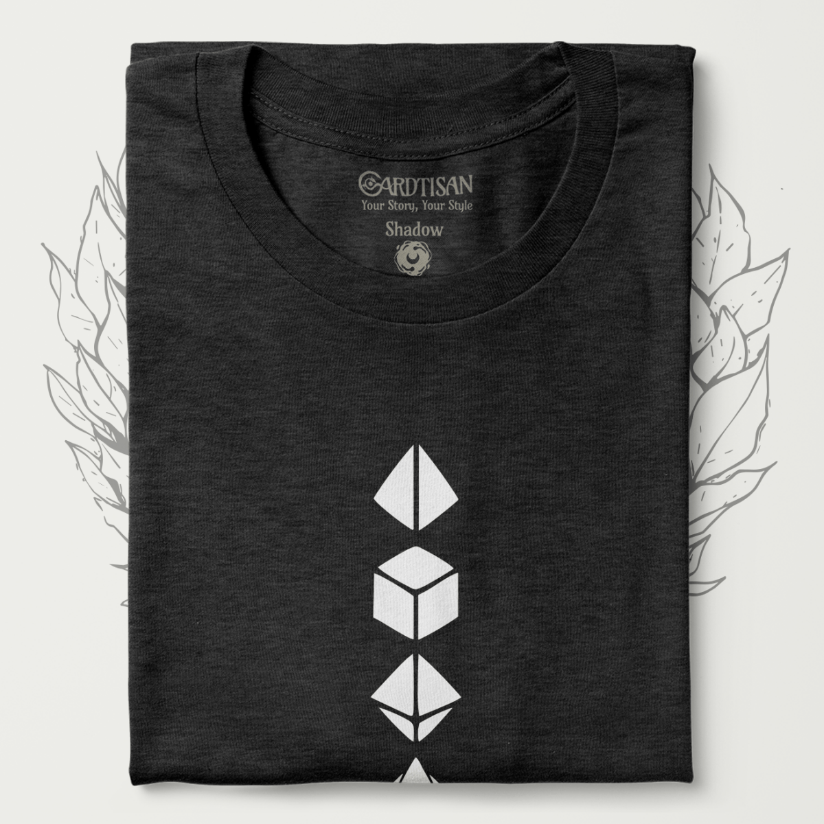 Sword of Fate T-Shirt - Cardtisan - T-Shirt - Abyssal - S - casual wear - dice