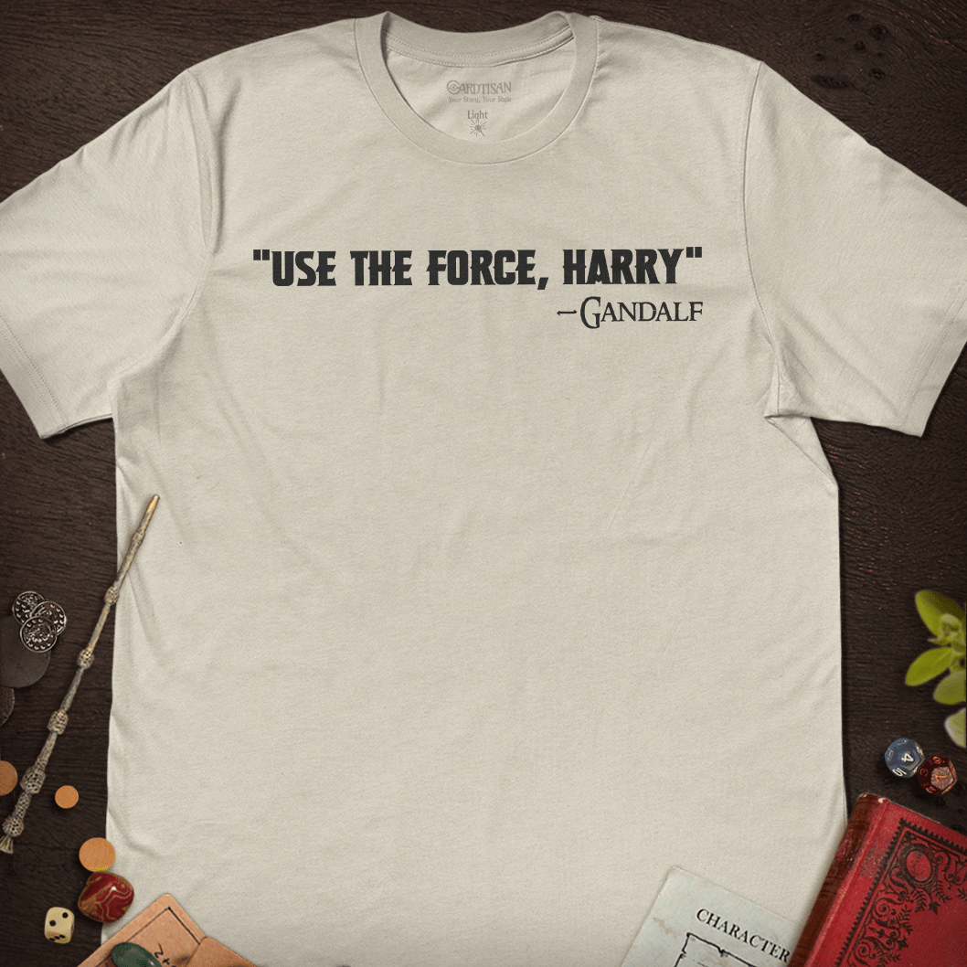 Use the Force T-Shirt - Cardtisan - T-Shirt - Light - S - casual wear - everyday style