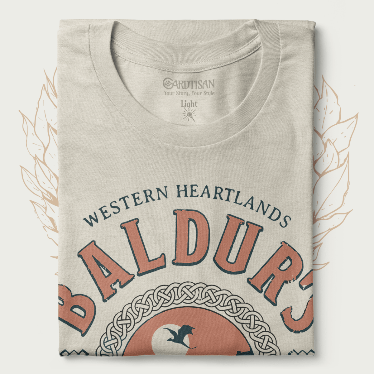 Western Heartlands T-Shirt - Cardtisan - T-Shirt - Light - S - casual wear - dnd