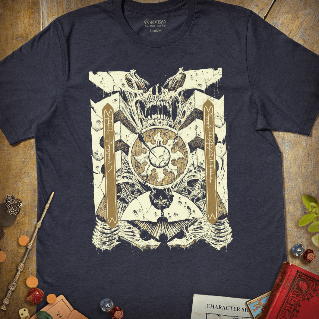 White Mana Phyrexia T-Shirt - Cardtisan - T-Shirt - Abyssal - S - casual wear - everyday style
