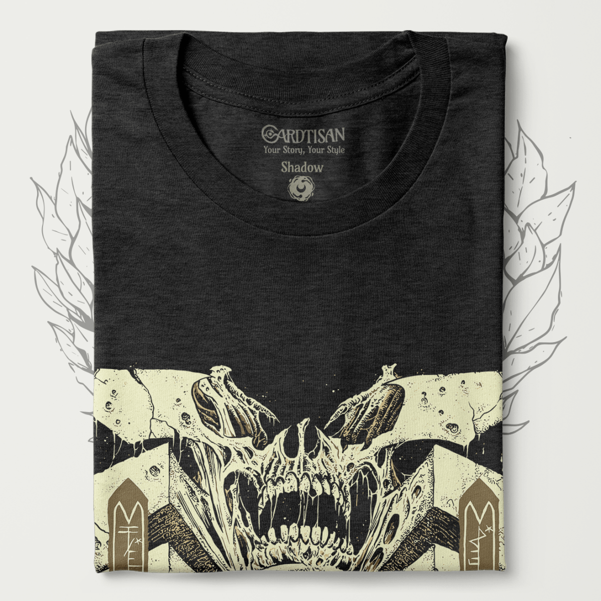 White Mana Phyrexia T-Shirt - Cardtisan - T-Shirt - Shadow - S - casual wear - everyday style