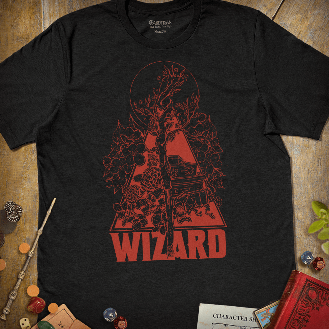 Wizard Class T-Shirt - Cardtisan - T-Shirt - Dark - S - casual wear - dnd