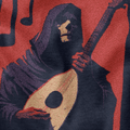 1 Lute Left T-Shirt - Cardtisan - T-Shirt - Black - S - casual wear - dnd