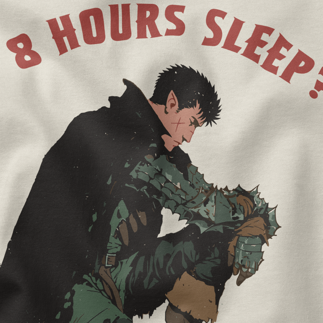 8 Hours Sleep T-Shirt - Cardtisan - T-Shirt - Light - S - casual wear - everyday style