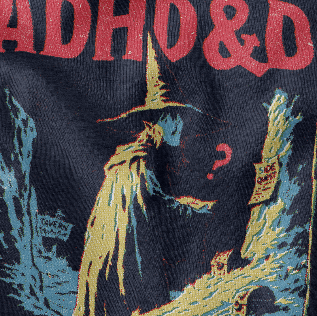 ADHD&D T-Shirt - Cardtisan - T-Shirt - Navy - S - casual wear - dnd
