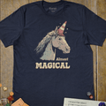 Almost Magical T-Shirt - Cardtisan - T-Shirt - Navy - S - absurd-humor - chaotic-energy