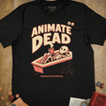 Animate Dead T-Shirt - Cardtisan - T-Shirt - Black - S - casual wear - dnd