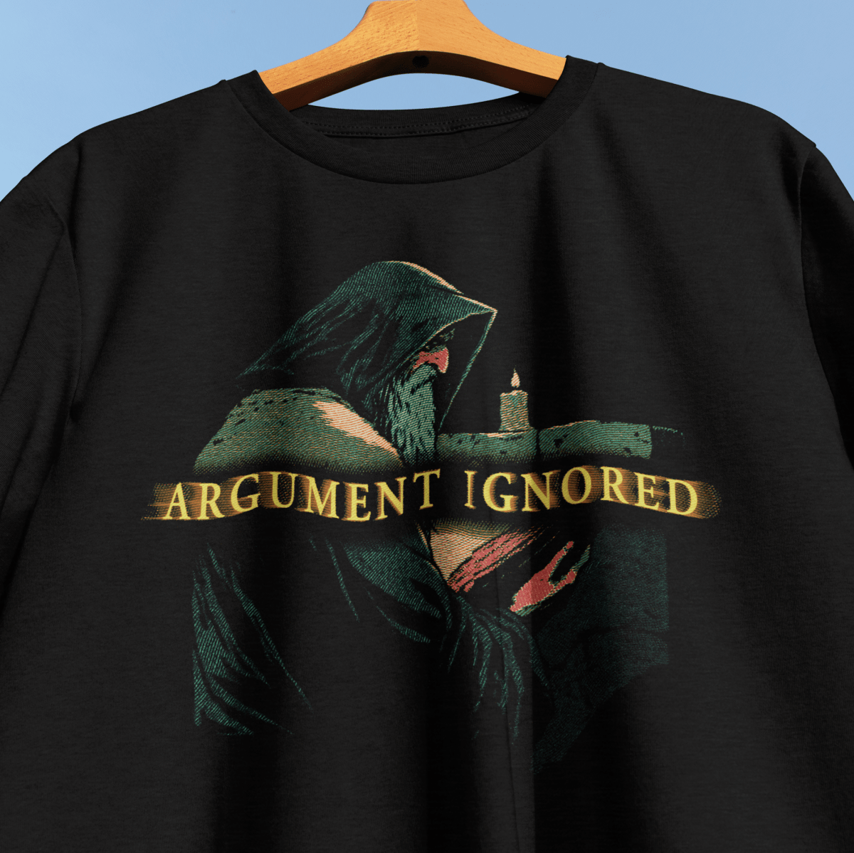 Argument Ignored T-Shirt - Cardtisan - T-Shirt - Navy - S - dark-humor - dark-tee
