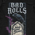 Bad Rolls T-Shirt - Cardtisan - T-Shirt - Black - S - casual wear - dnd