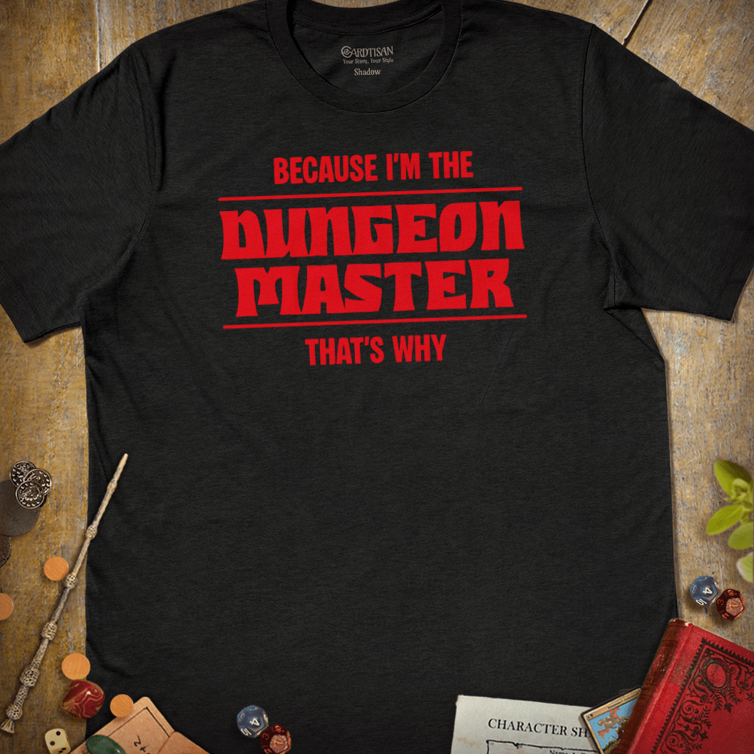 Because I’m the DM T-Shirt - Cardtisan - T-Shirt - Dark - S - casual wear - DM