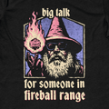 Big Talk for Fireball T-Shirt - Cardtisan - T-Shirt - Black - S - casual wear - dnd