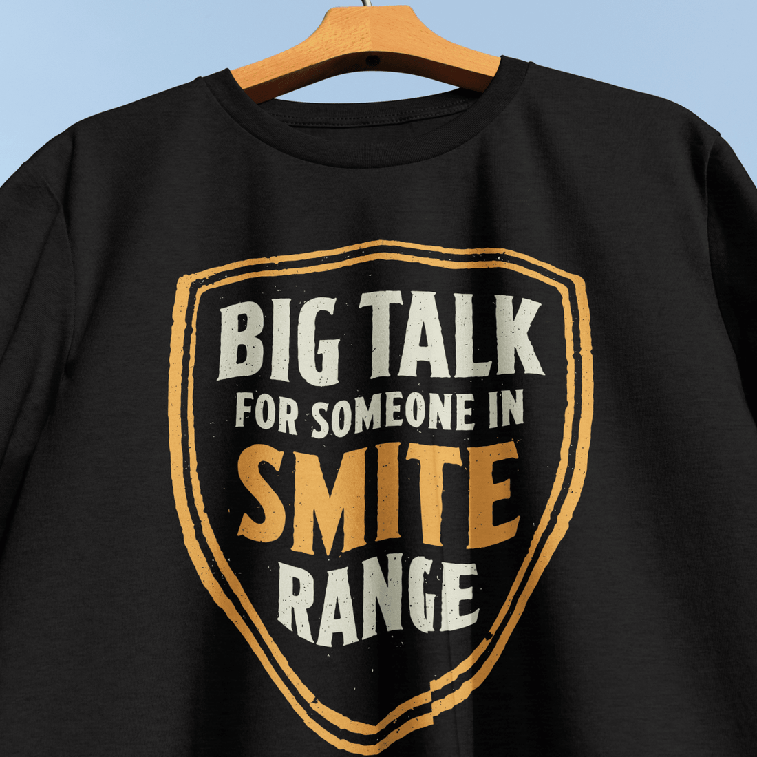 Big Talk Smite T-Shirt - Cardtisan - T-Shirt - Charcoal - S - casual wear - dnd
