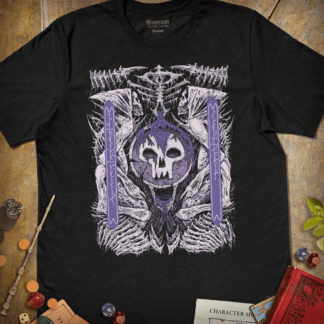 Black Mana Phyrexia T-Shirt - Cardtisan - T-Shirt - Dark - S - casual wear - everyday style