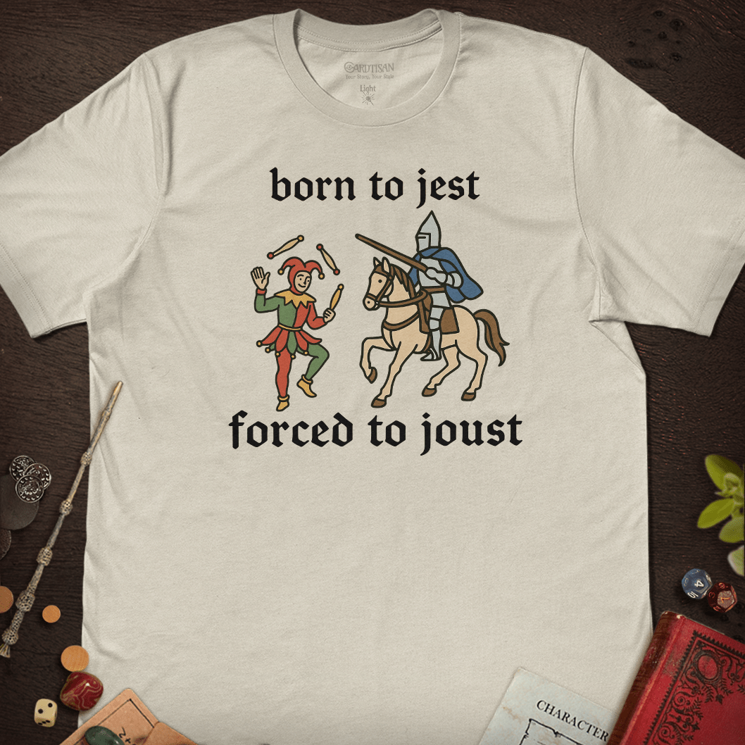 Born to Jest T-Shirt - Cardtisan - T-Shirt - Light - S - casual wear - dnd