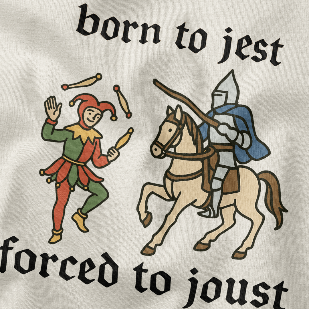 Born to Jest T-Shirt - Cardtisan - T-Shirt - Light - S - casual wear - dnd