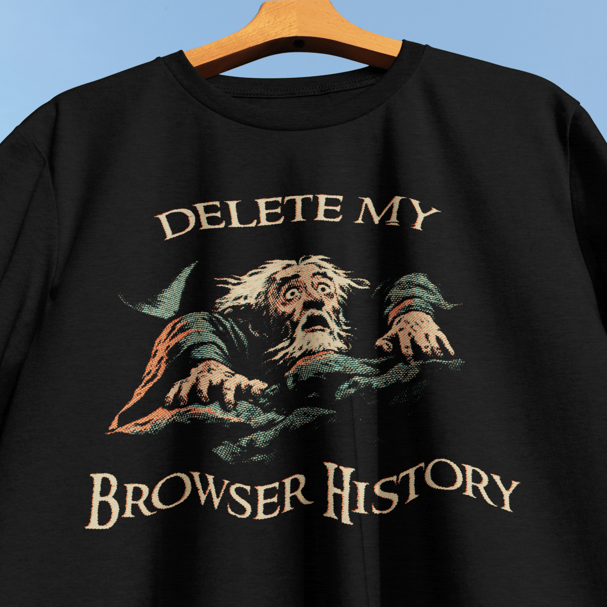 Browser History T-Shirt - Cardtisan - T-Shirt - S - Black - casual wear - everyday style