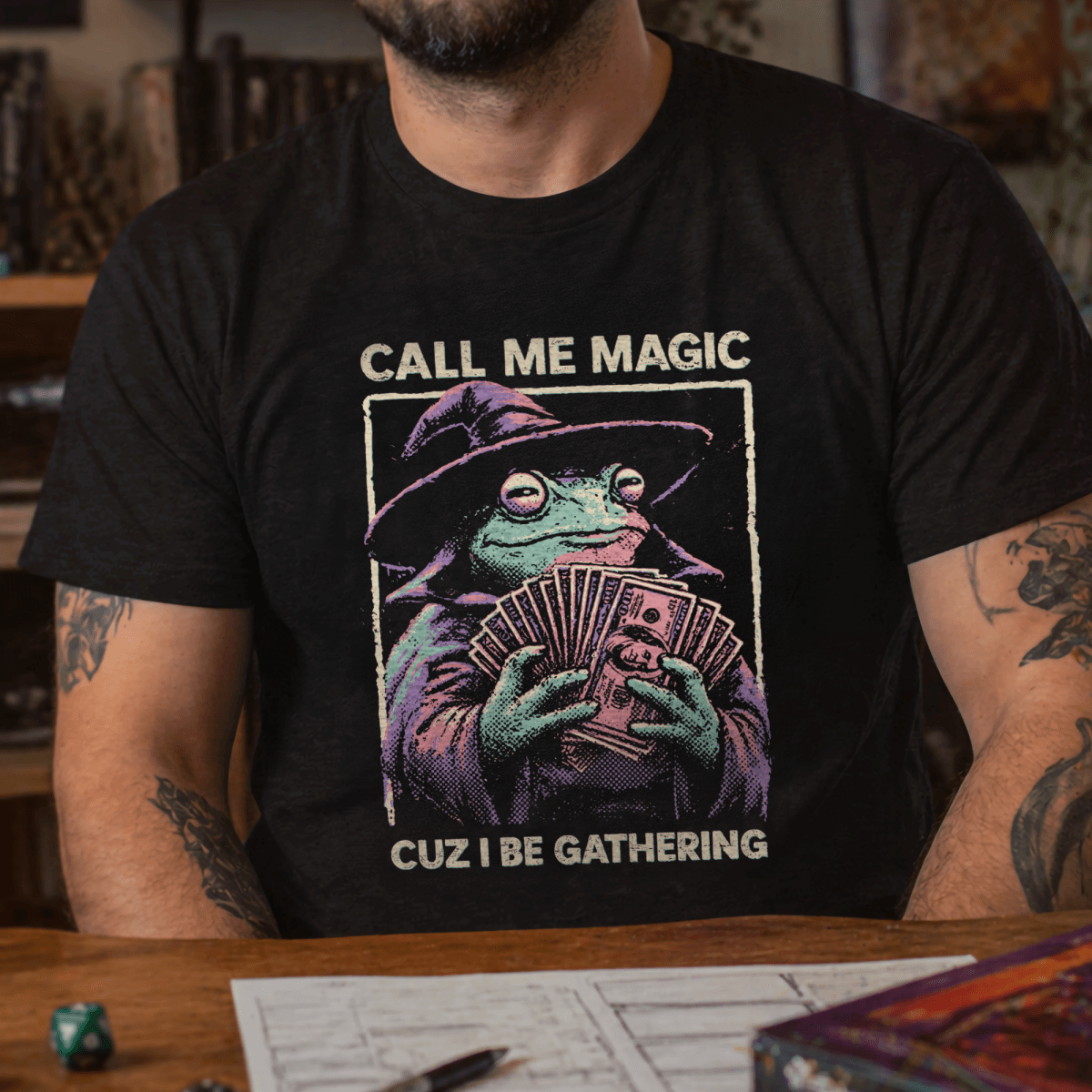 Call Me Magic T-Shirt - Cardtisan - T-Shirt - Abyss - S - casual wear - everyday style