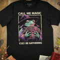 Call Me Magic T-Shirt - Cardtisan - T-Shirt - Black - S - casual wear - everyday style